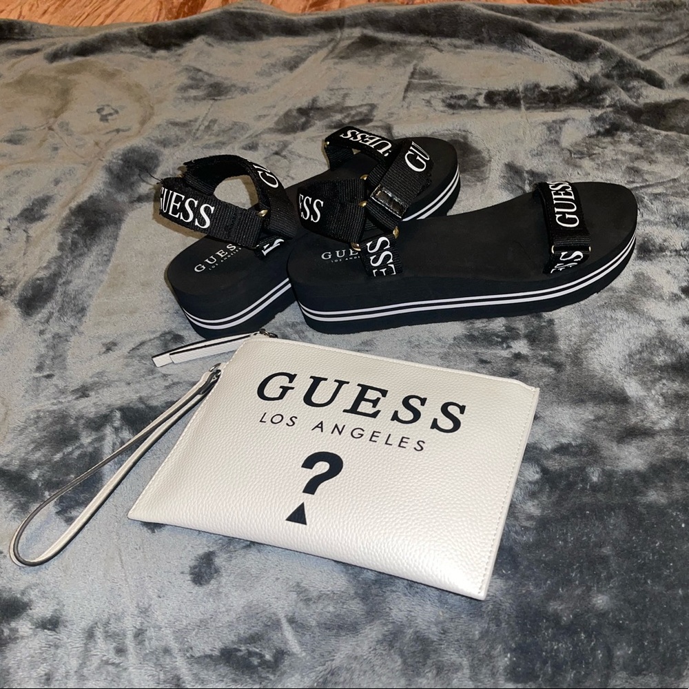 COPY - Guess strapped sandals with the purse